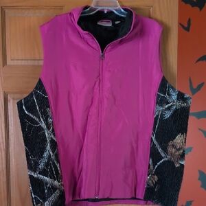 Women's Pink and Camo Vest